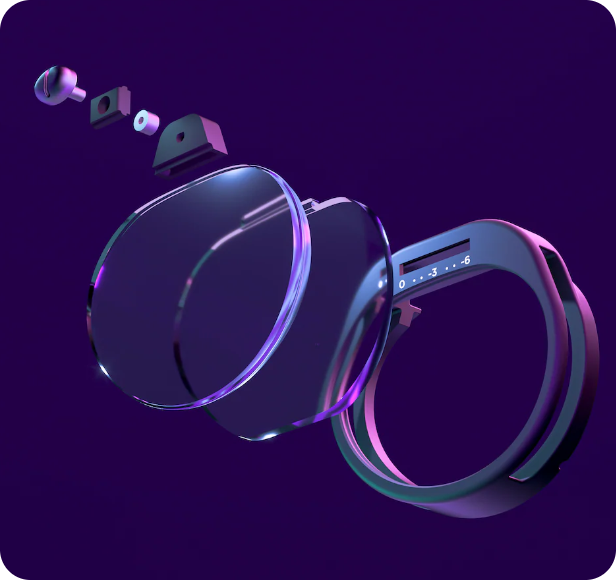 Оптические линзы для Apple Vision Pro от+3 до -3D Оптические линзы для Apple Vision Pro от+3 до -3D